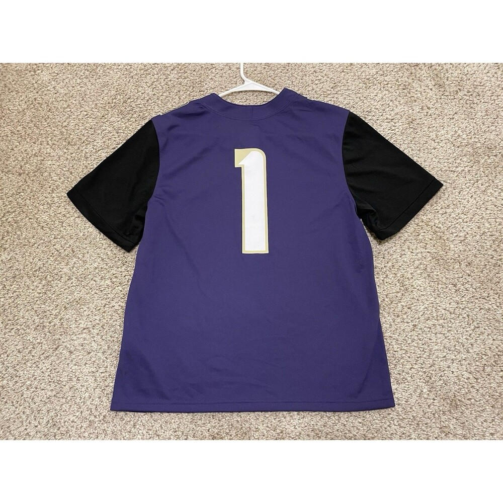 University of Washington Huskies #1 Nike On Field Womens Large Football Jersey - Picture 2 of 4